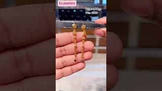 21kt gold earrings design earrings gold jewellery wedding latestdesign beautiful trending [upl. by Ohara18]