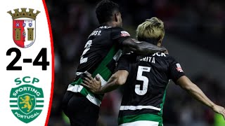 Braga vs Sporting 24 Conrad Harder Goal All Goals and Extended Highlights [upl. by Drolet]