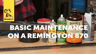 Tech Tip Remington 870 Basic Maintenance [upl. by Ymor133]