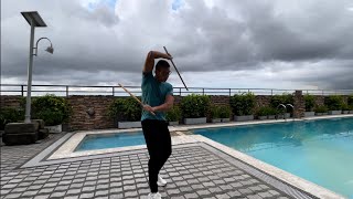 Kali Double Stick Flow  Solo Baston Sayaw [upl. by Saint]