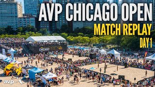 Ta Crabb Sander vs HarrisonMiller  2024 AVP Chicago Open  Friday  Court 1 [upl. by Anire699]