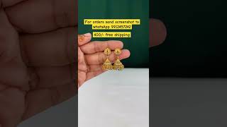 One gram gold jewellery with price begumbazarhyderabadyoutubeshortsytshortstrendingonegramgold [upl. by Angel]