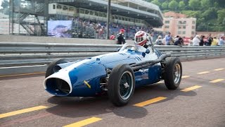 AUTOMOBILSPORT TV  ONE LAP FRANK STIPPLER MASERATI 250F quotPICCOLOquot MONACO HISTORIC GRAND PRIX 2014 [upl. by Carolann]