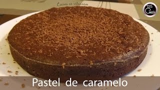 Pastel de CARAMELO y CHOCOLATE fácil rico y rápido  Caramel cake [upl. by Coffey]