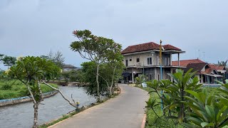 MASYAALLAH SEINDAH INI DESA TERUJUNG KABUPATEN BATANG JAWA TENGAH DENGAN ALIRAN SUNGAI IRIGASI [upl. by Aguste]