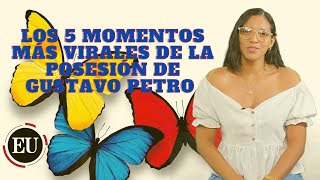 Los 5 momentos de la posesión de Petro que más han dado de qué hablar [upl. by Ehcropal719]