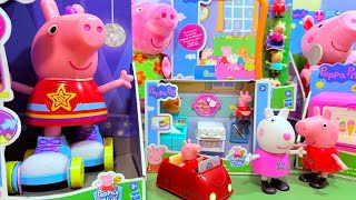 17 minutes Unboxing Peppa Pig Toy Collections  Peppa Pig Pull amp Go Playset [upl. by Noda]