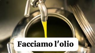 OGGI SI MACINANO LE OLIVE AL FRANTOIO OLIO ESTRATTO A FREDDO [upl. by Loyce]