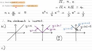 Proof Exam Questions  A Level Maths  Edexcel Pure Year 2  Q2 level 2 [upl. by Adnoraj]