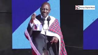 Listen to President Rutos speech in Narok today [upl. by Alinna]