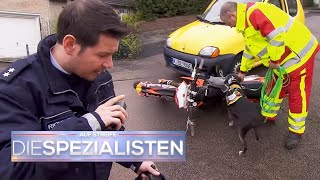 Flucht nach Unfall 😱 VERLETZTER Motorradfahrer ist spurlos verschwunden 😨 Die Spezialisten  SAT1 [upl. by Airotkiv877]