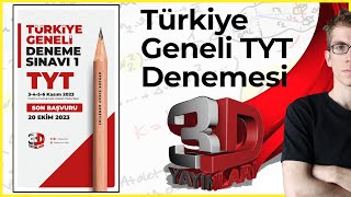 Türkiye Geneli TYT Deneme Sınavı Duyurusu 3D Yayınları [upl. by Heady]