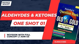 Aldehydes And Ketones 12th NEB ONE SHOT Preparation  Oxidation of alcohol  Ozonolysis Of alcohol [upl. by Ricard440]