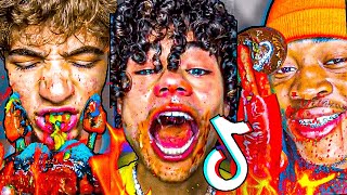 EXTREME Spicy Food TikTok Compilation 15 🥵🌶 [upl. by Laws921]