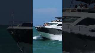 Sunseeker at full throttle Haulover inlet [upl. by Arnulfo]