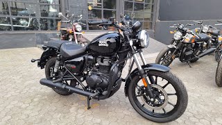 Royal Enfield  Meteor 350  Fireball Black  Custom royalenfield bike viral trending [upl. by Veneaux]