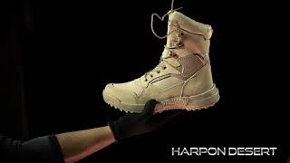 Bota Coturno Militar Acero Harpoon Desert [upl. by Alonso]