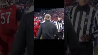 Kyle Whittingham Throws a Chair 😂 football ncaafootball byufootball utahfootball shorts [upl. by Buchalter627]