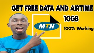 How to get FREE Data Bundle and Airtime on MTN  100 Working [upl. by Bank275]