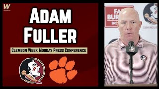 Adam Fuller Press Conference Clemson Week  SMU Recap  FSU Football  Warchant TV FSU [upl. by Frydman268]