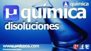 QUIMICA Disoluciones 01 BACHILLERATO molaridad soluto disolucion [upl. by Afihtan]