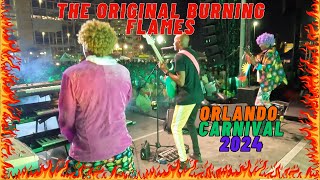 The Original Burning Flames Igniting the Stage Live Orlando Carnival 2024 [upl. by Muriel]