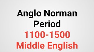 History of English Literature  Anglo Norman Period  Middle English Period  Urdu  Hindi [upl. by Opalina]