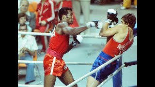 Teofilo Stevenson Cuba vs Mircea Simon Romania 1976 Montreal Heavyweight boxing Olympics Final [upl. by Nairahcaz]