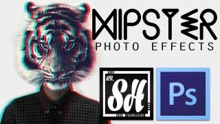 Photoshop Tutorial Hipster Looks Photo Effects [upl. by Habas]