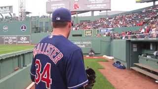 Zach McAllister Bullpen Fenway Park May 23 2013 WWWBULLPENVIDEOSCOM [upl. by Doran682]