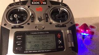 Spektrum DX7S setup for Inductrix FPV  Plus [upl. by Selrahc275]