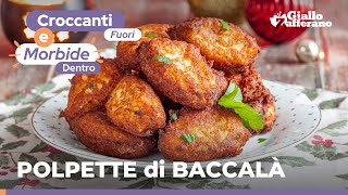 POLPETTE di BACCALÀ – FACILI CROCCANTI e STUZZICANTI Senza glutine e senza lattosio 😋😋😋🎄🎅 [upl. by Ozne]