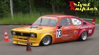 Lot of Great Opel Kadett C BMW 320i WTCC  Best of Slalom Argental 2013 [upl. by Eelydnarb]