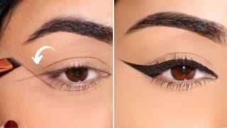 Heres The Easiest Winged EYELINER Hack [upl. by Clarisa]