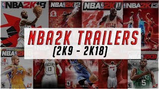 NBA 2K Momentous Trailers 2K9  2K18 [upl. by Beane965]