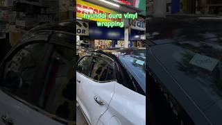 roof top vinyl wrap  roof black change my car roof vinyl wrapchange my car look by black vinyl [upl. by Annais]