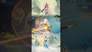 Zilong Empyrean Paladin VS Li Bai Moon Breaking Sword VS Prestige Valiant Sword Riven [upl. by Quartis]