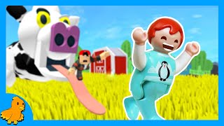 Pures Chaos auf dem BAUERNHOF🐄 Wird Emma entkommen🤠 Obby  Playmobil Familie Vogel Roblox [upl. by Acinet]