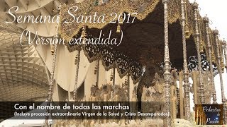 Semana Santa Sevilla con NOMBRES DE MARCHAS 🥁🎺 [upl. by Nwahsel]