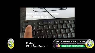 Fixing CPU Fan Error Message [upl. by Fairbanks734]