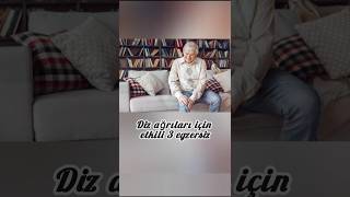 Diz ağrıları için etkili 3 egzersiz sağlık fizyoterapi fiziktedavi hasta diyetisyen hastalık [upl. by Ytitsahc]