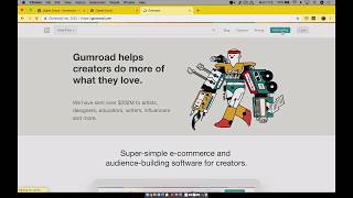 Selling Digital Goods Tutorial Part 2 nocode with Gumroad and Carrd [upl. by Emmit]