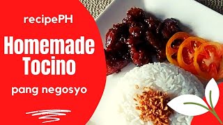 recipePH HOMEMADE TOCINO  Easy Homemade Kapampangan Tocino [upl. by Shermy237]