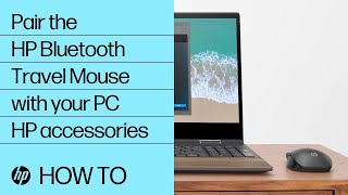 How to pair the HP Bluetooth Travel Mouse your PC  HP accessories  HP Support [upl. by Aneled]