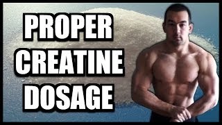 Creatine Dosage How Much Creatine Should I Take A Day [upl. by Orrocos]