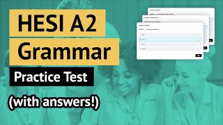 HESI A2 Grammar Practice Test  HESI A2 Grammar Review All Answers Explained 2024 [upl. by Brook]