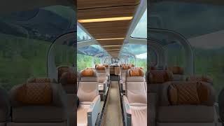 The world’s most luxury train ride with Rocky Mountaineer from Vancouver to Banff canada rockies [upl. by Mashe]