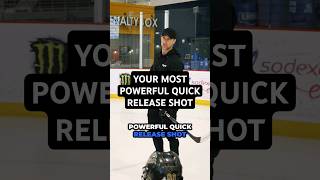 YOUR MOST POWERFUL QUICK RELEASE SHOT hockeycoach hockeydevelopment [upl. by Viddah]