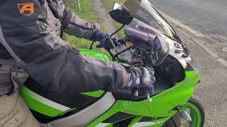 2001 KAWASAKI ZX6R J2 TEST RIDE [upl. by Ardna]