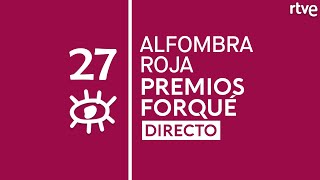 Alfombra roja  Premios Forqué 2021 [upl. by Odragde]